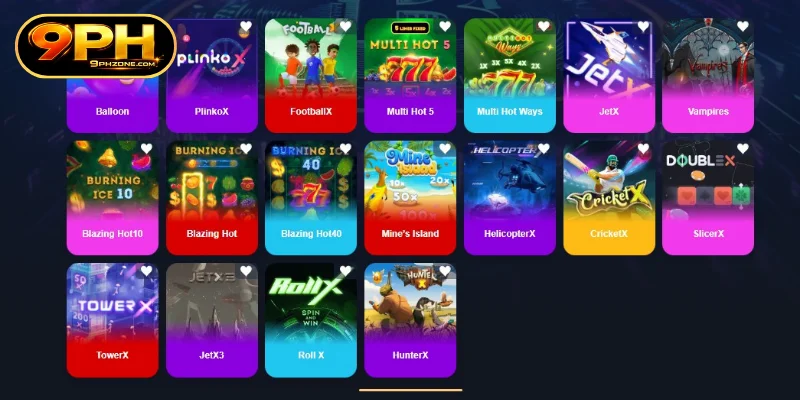 Recommended 9PH Blockchain games